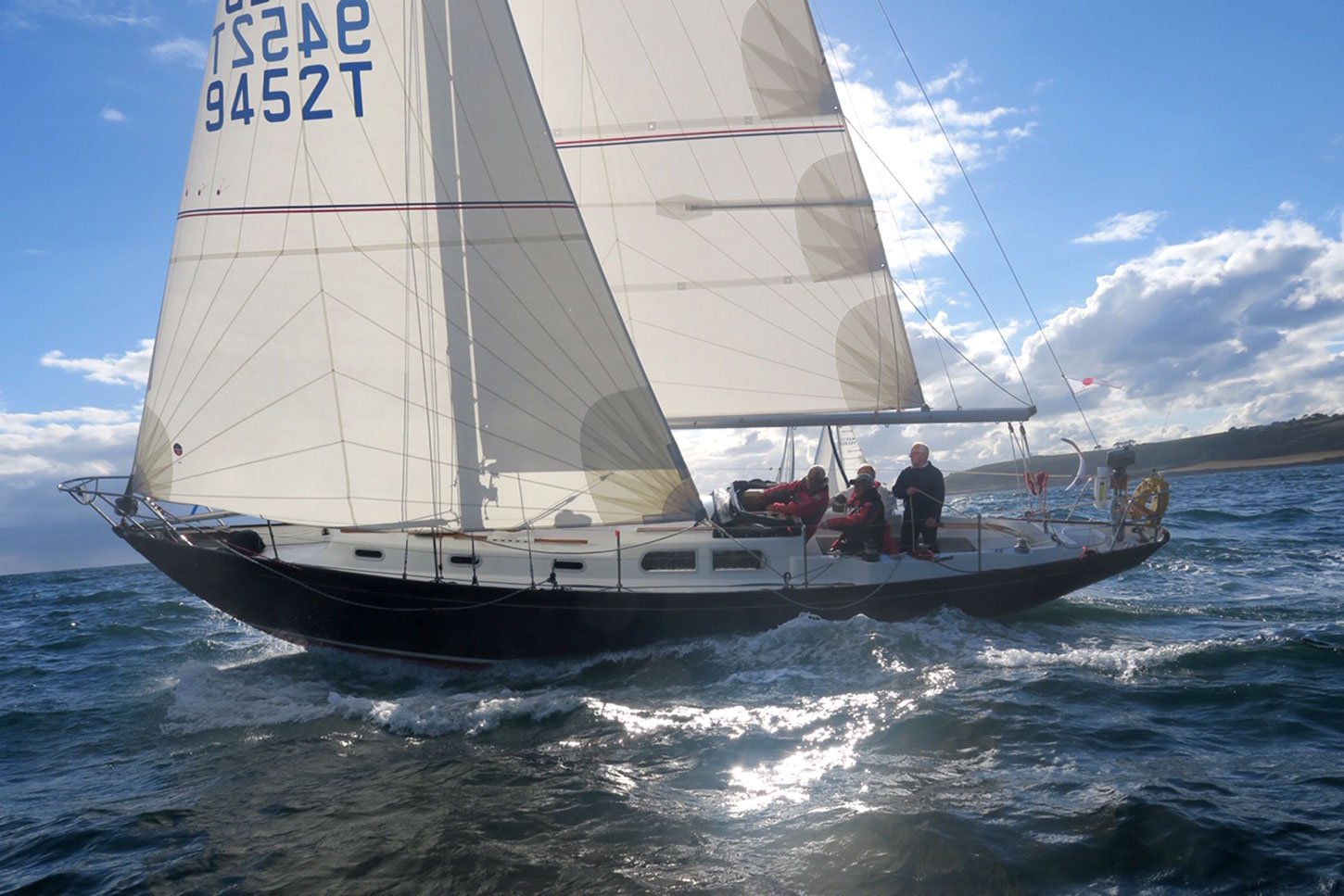 Endurance Series sails shown under offshore load